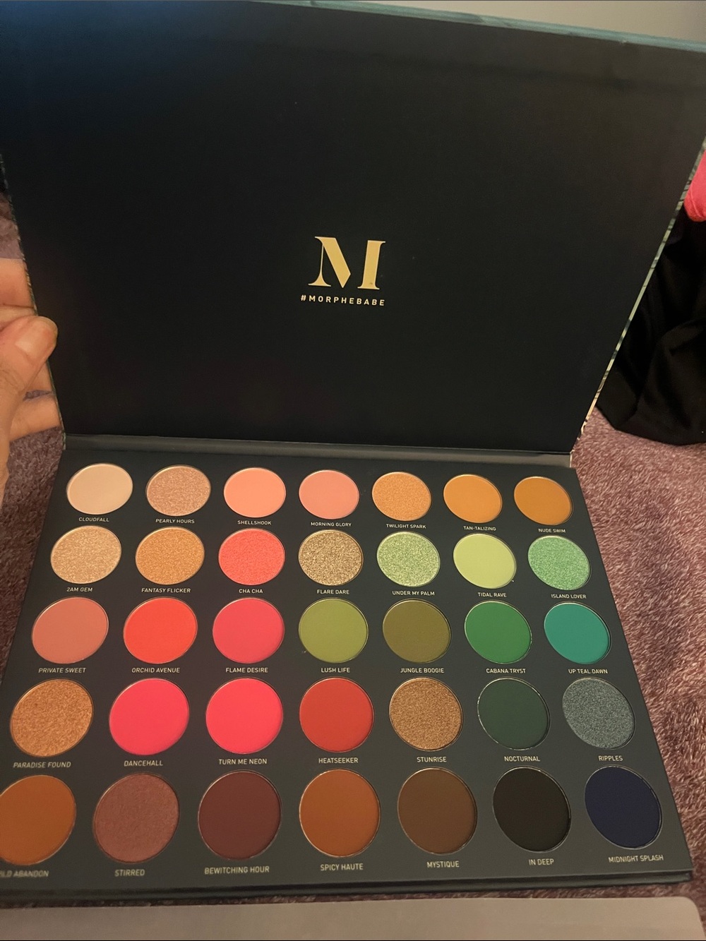 BNIB Morphe 35A Up Till Dawn Eyeshadow Palette